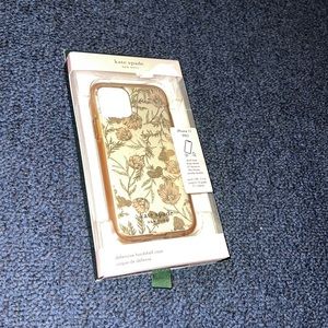 Kate Spade Defensive Hardshell Case for iPhone 11 Pro - Blossom Pink/Gold Gems